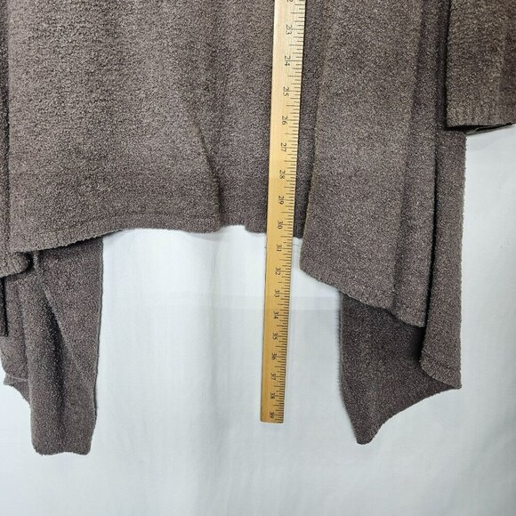 Barefoot‎ Dreams L/XL Womens Gradient Ombre Brown Tan Open Front Cardigan Bamboo - Picture 6 of 7